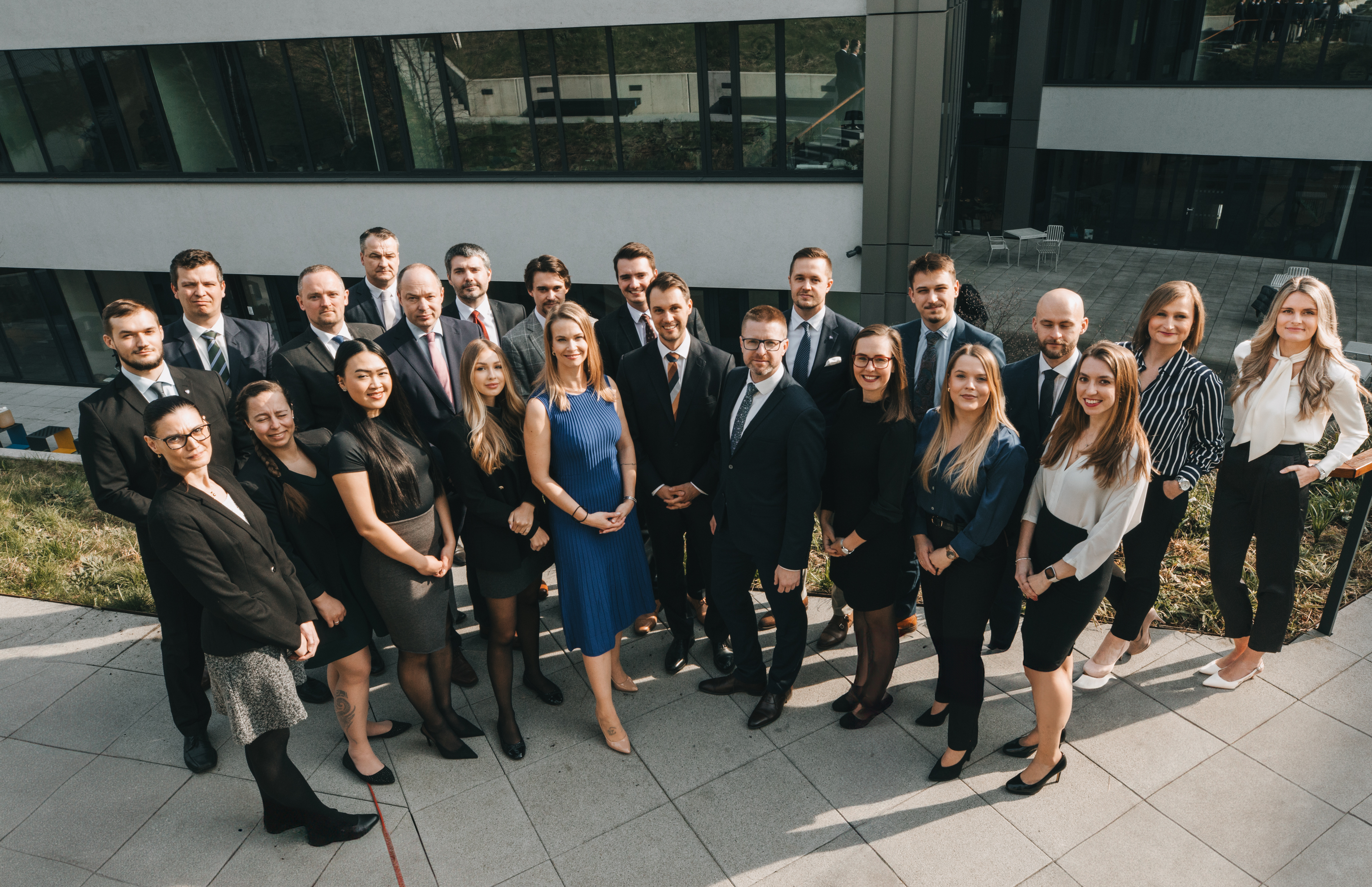 The photo shows lawyers from a law firm specialising in labour law training for foreign nationals.