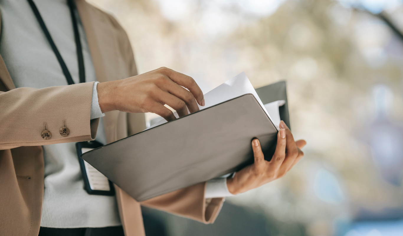 Person handling property sale documents, related to obligations under the new Building Act.